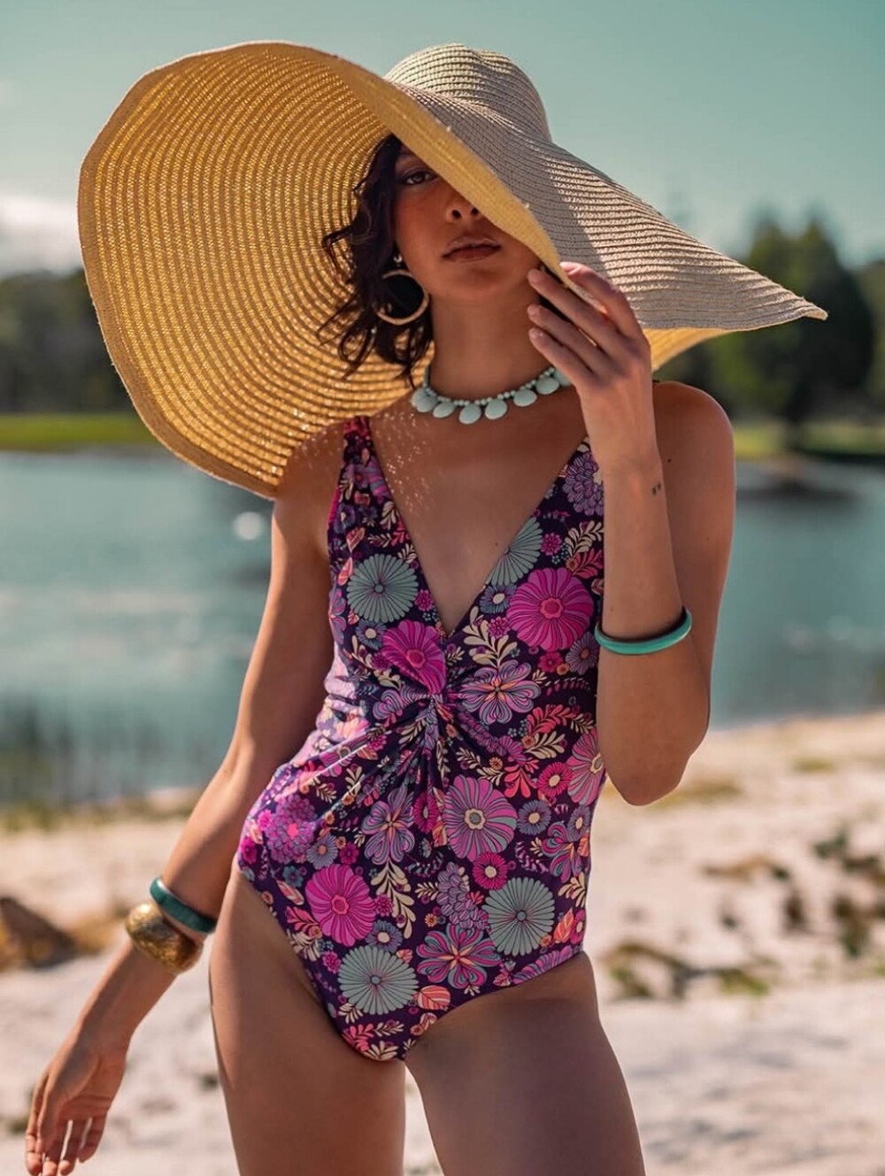Nine Lives Bazaar Palm Springs One Piece Swimsuit